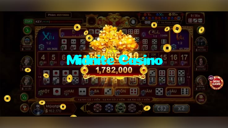 Midnite Casino casino presented on mobile device in Pakistan with slots and live games